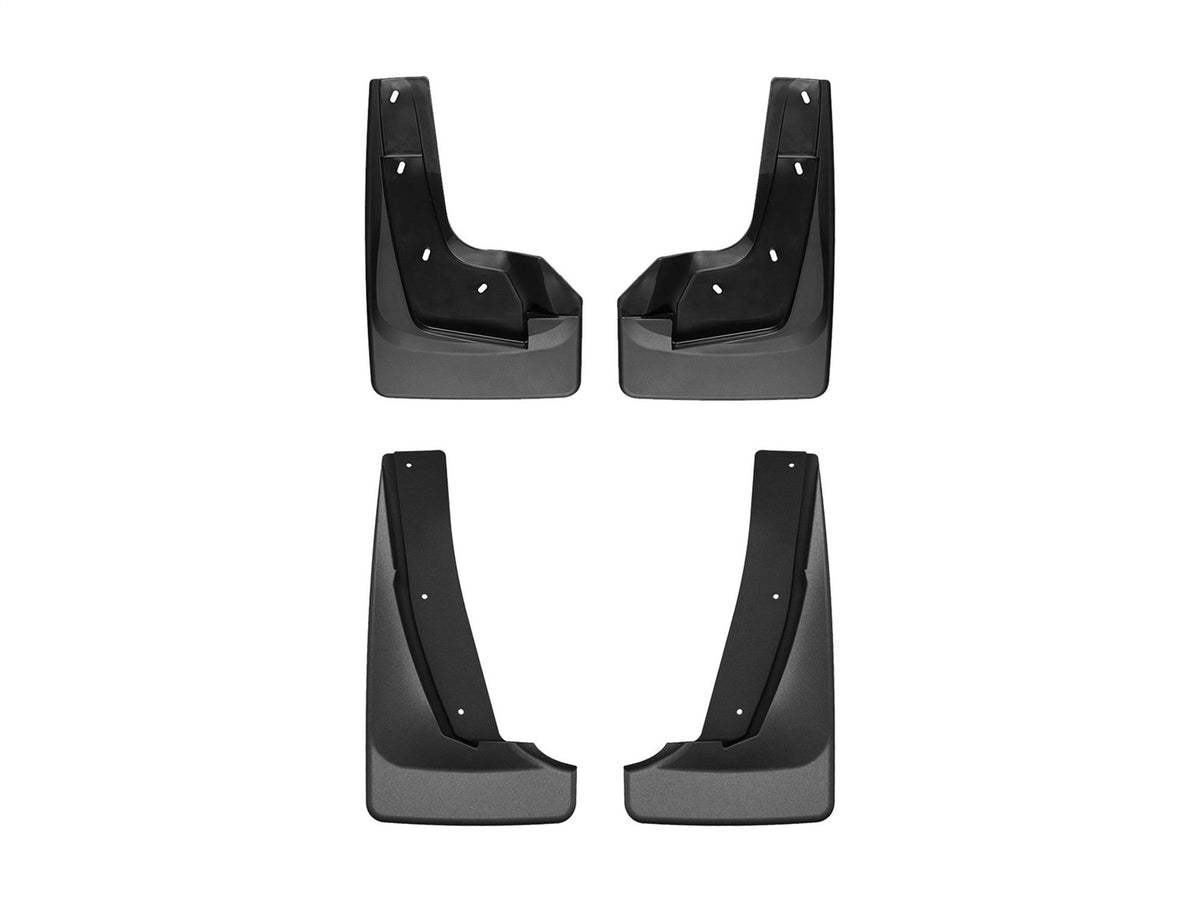 Weathertech - MudFlap No-Drill DigitalFit® MudFlap Kit - Black 24-26 Chevrolet Traverse / 24-26 GMC Acadia - 110193-1201