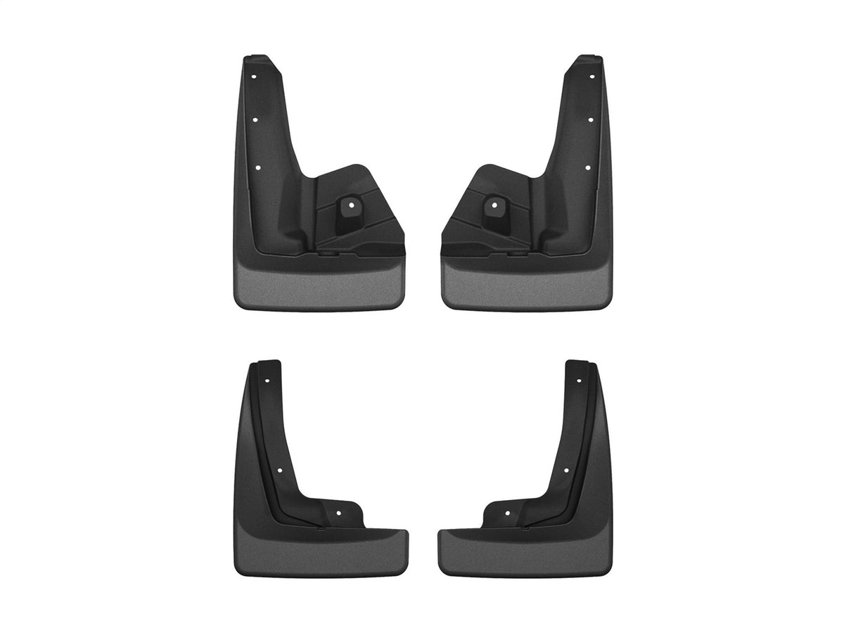 Weathertech - MudFlap No-Drill DigitalFit® MudFlap Kit - Black 25-26 X3 - 110202-120202