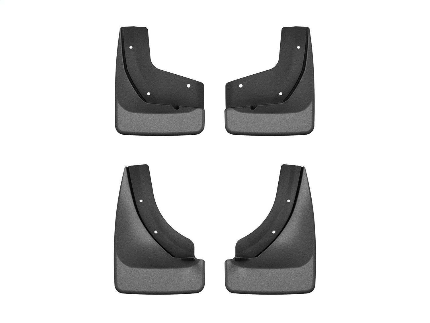 Weathertech - MudFlap No-Drill DigitalFit® MudFlap Kit - Black 21-26 Kia Seltos - 110208-120208