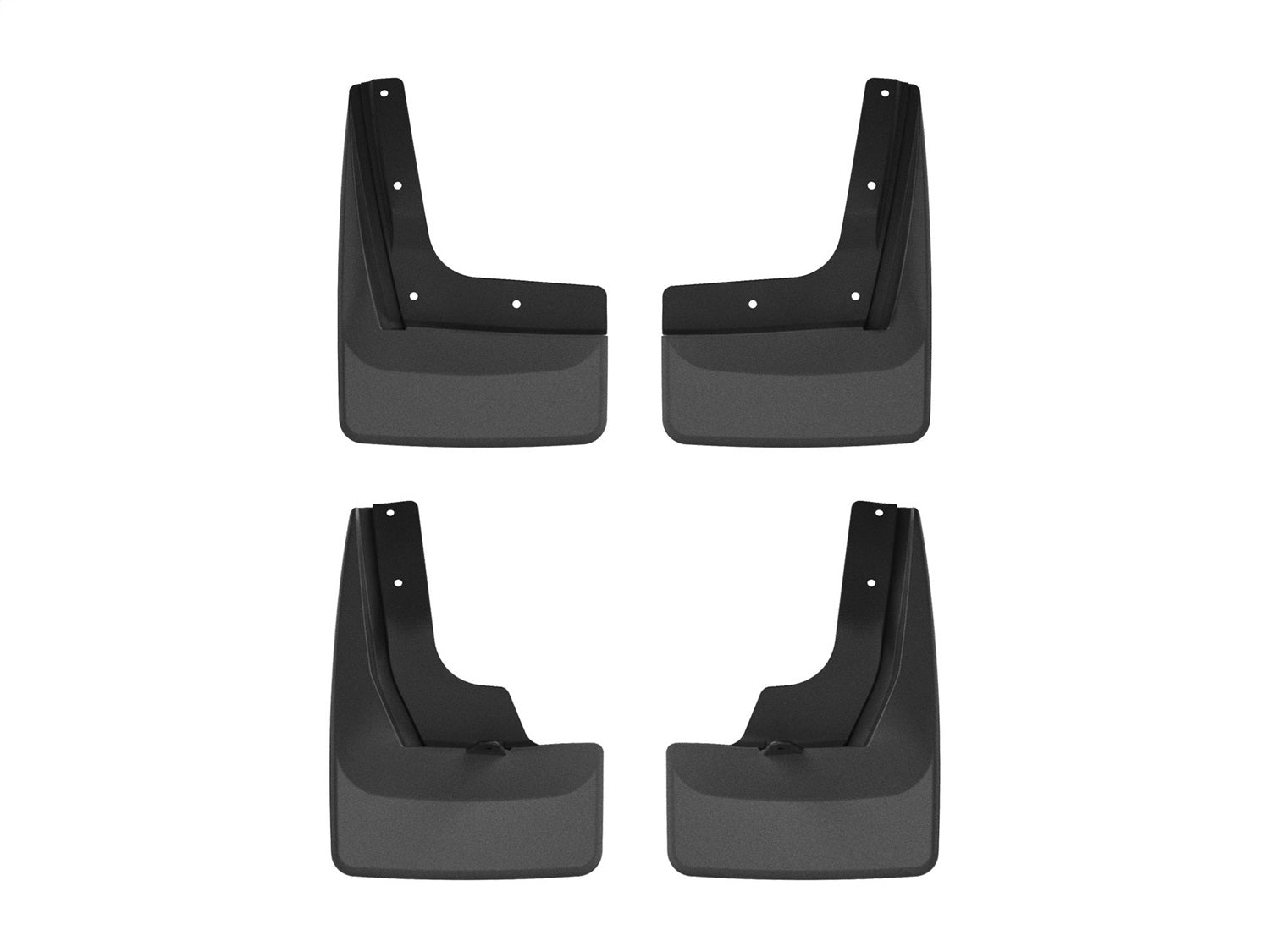 Weathertech - MudFlap No-Drill DigitalFit® MudFlap Kit - Black - 110225-120225