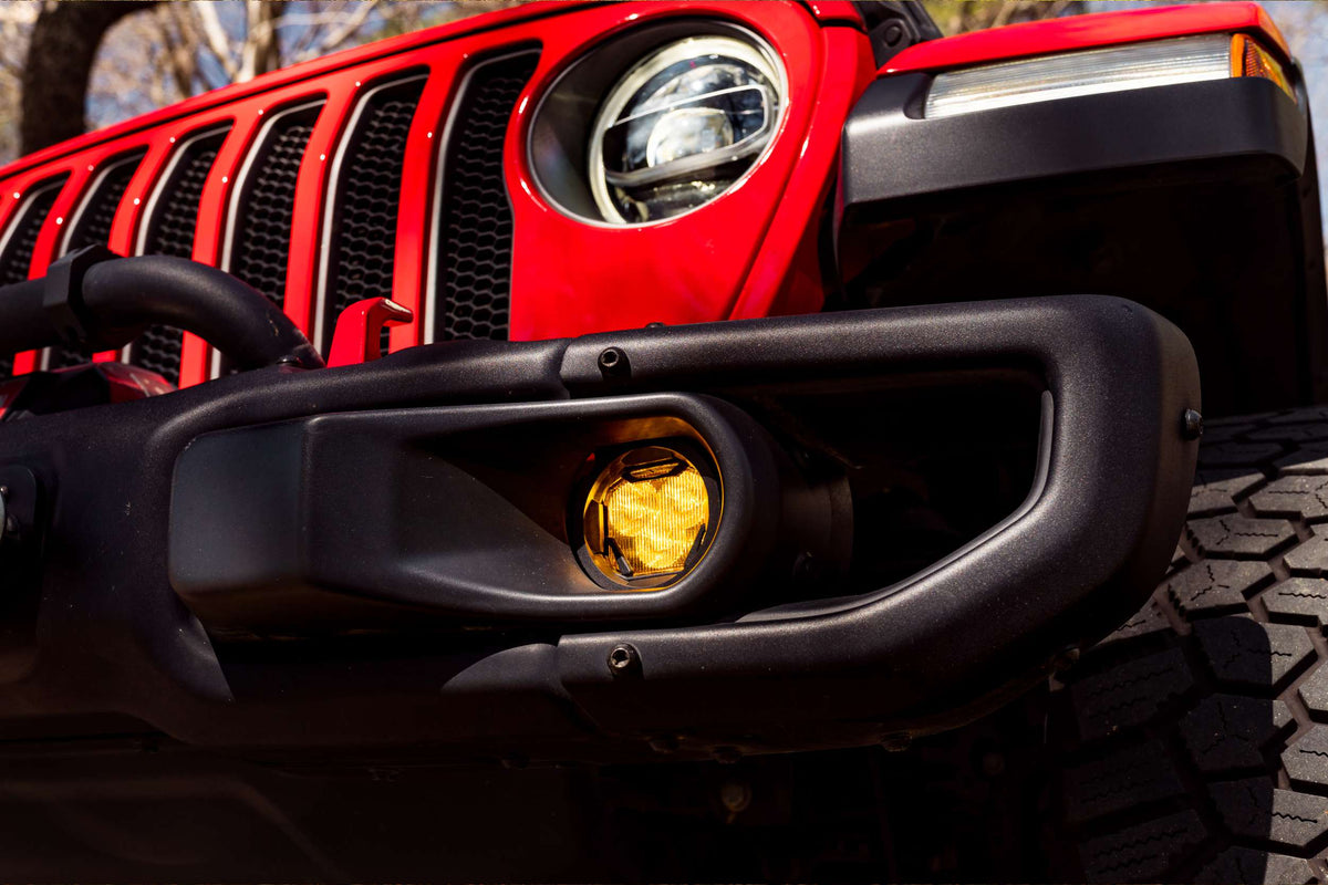 Morimoto - 4Banger Fog Light Kit: JL/JT (2018+) (NCS/Wide/Yellow) - BAF078Y