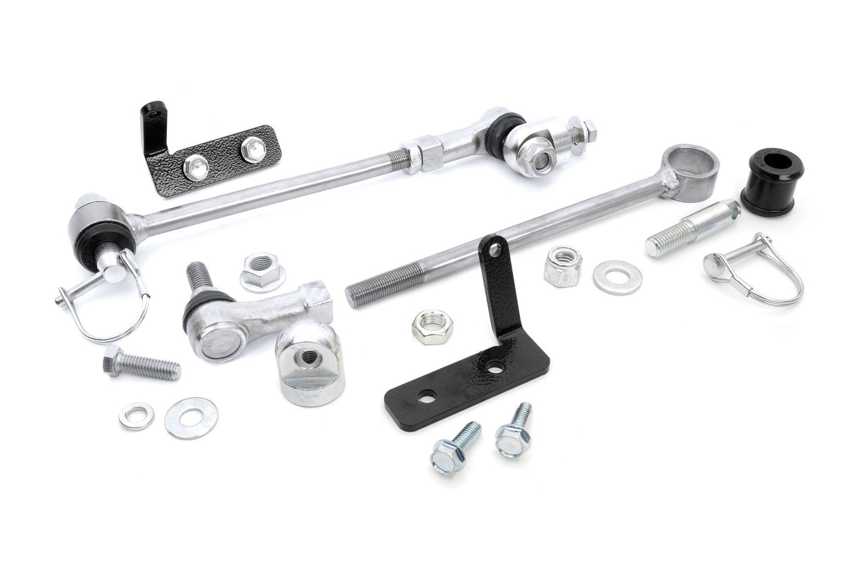 Rough Country - Quick Disconnect Sway Links - 3 Inch Lift - Jeep Cherokee XJ 2WD/4WD (84-01) - 1105