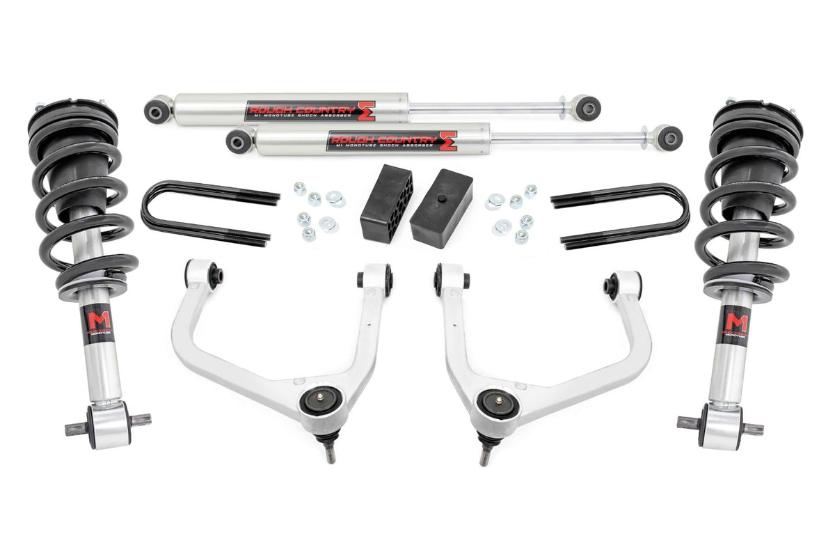 Rough Country - 3.5 Inch Lift Kit - M1 Struts/M1 - GMC Sierra 1500 2WD/4WD (2025) - 110540