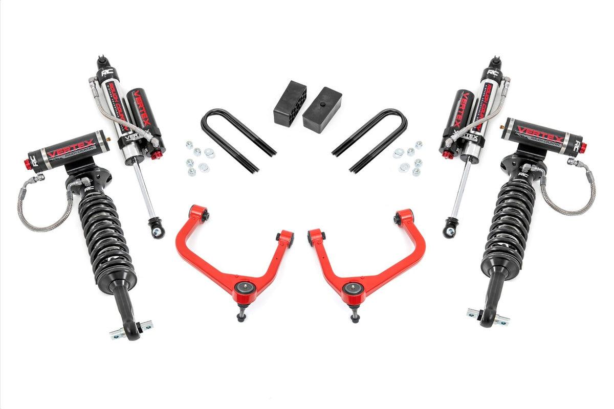 Rough Country - 3.5 Inch Lift Kit - Vertex - GMC Sierra 1500 2WD/4WD (2025) - 110550RED
