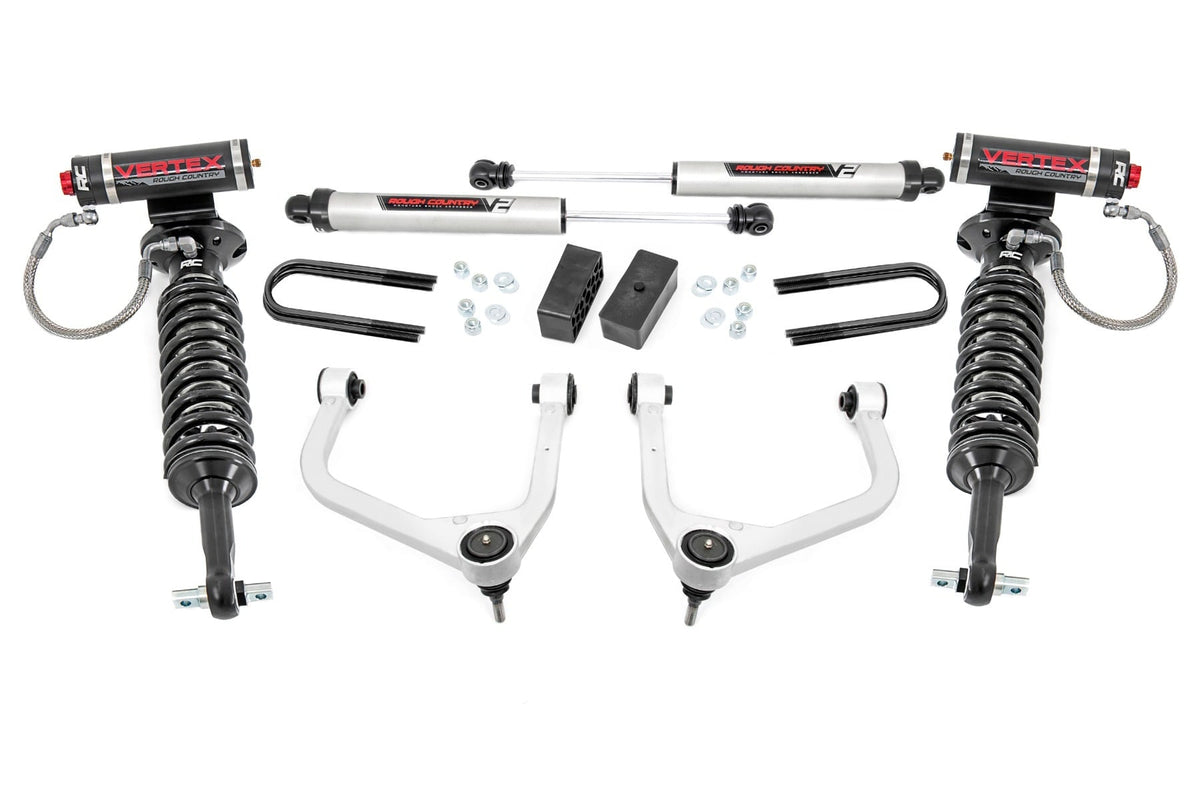 Rough Country - 3.5 Inch Lift Kit - Vertex/V2 - GMC Sierra 1500 2WD/4WD (2025) - 110557