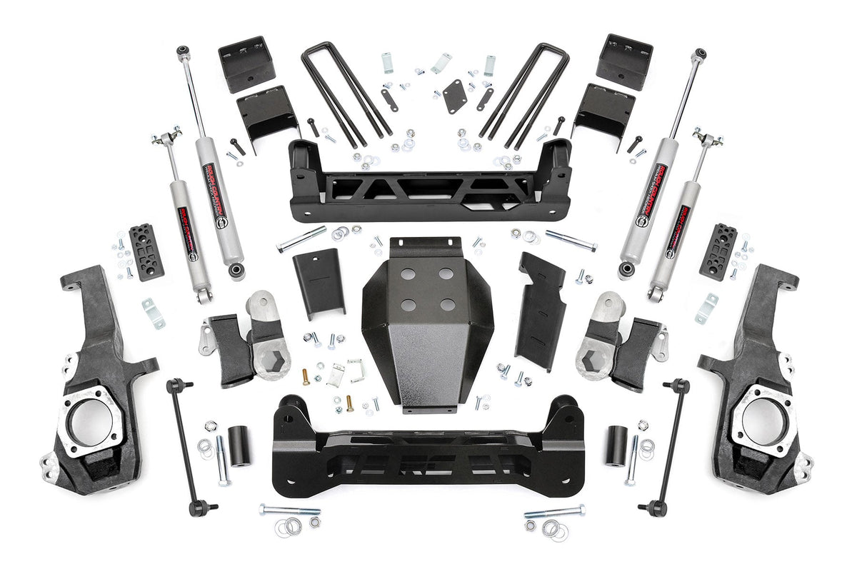Rough Country - 5 Inch Lift Kit - NTD - w/ Overloads - Chevy/GMC 2500HD/3500HD 4WD (20-25) - 110830