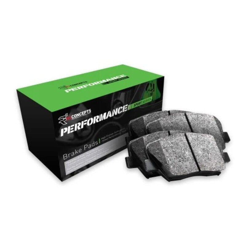 R1 03-24 Volkswagen Transporter Rear Performance Sport Brake Pads - 2115-1018-00 - front view