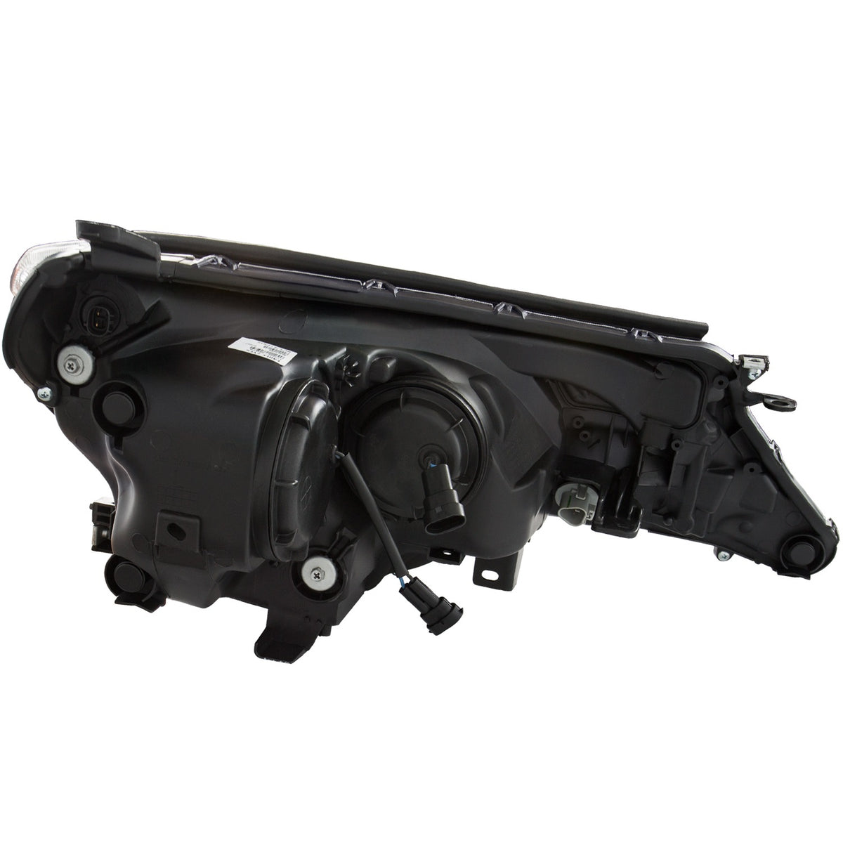 ANZO 2013-2015 Toyota Rav4 Projector Headlights w/ Plank Style Design Black - 111332