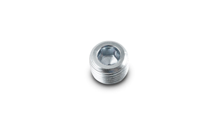 Vibrant 1/8in NPT Male Plug for EGT weld bung - Zinc Plated Mild Steel - 11147