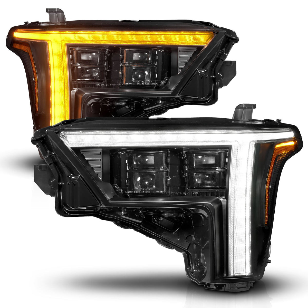 ANZO 22-24 Toyota Tundra (w/Factory LED Refl.) Z-Series Full LED Proj Headlights - Pass. Side ONLY - 111599X-R by ANZO