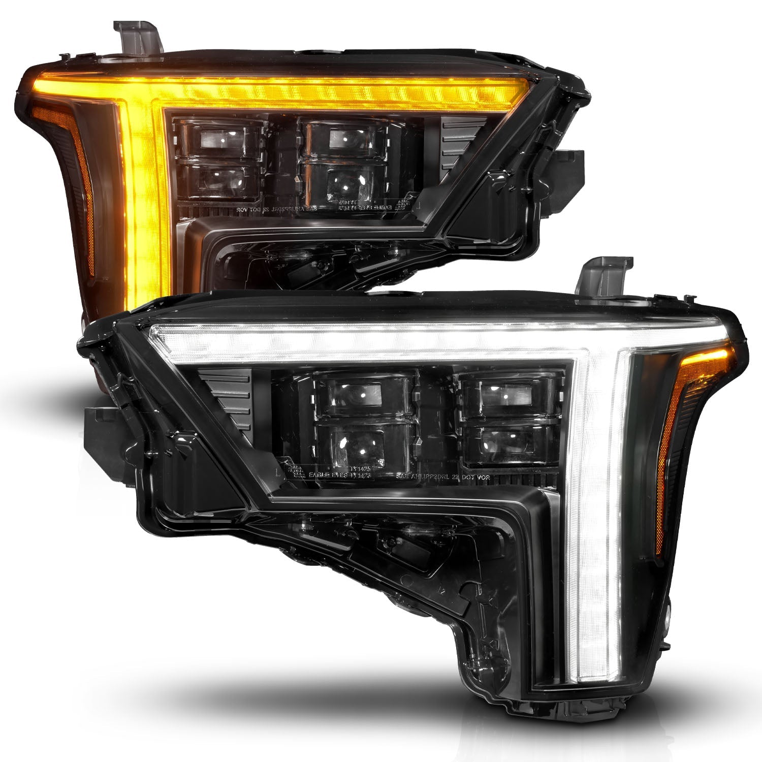 ANZO 22-24 Toyota Tundra (w/Factory LED Refl.) Z-Series Full LED Proj Headlights - Pass. Side ONLY - 111599X-R by ANZO