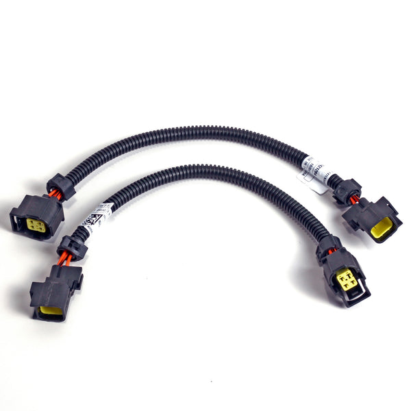 BBK 05-20 Dodge 6.1L/6.2L/6.4L Rear O2 Sensor Extensions 4 Pin Square Style 24in (pair) - 11181