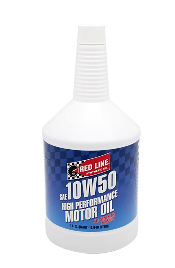 Red Line Engine Oil 10W50 Motor Oil Fully Synthetic 1 Quart