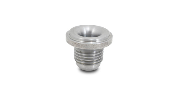 Vibrant -4 AN Male Weld Bung (3/4in Flange OD) - Mild Steel - 11250
