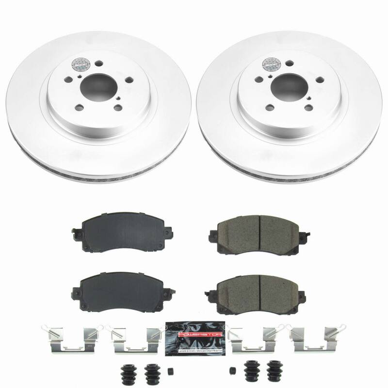 Power Stop 18-23 Subaru Crosstrek Front Z23 Coated Brake Kit - CPK7892-23