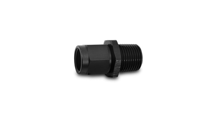 Vibrant -12AN to 1/2in NPT Female Swivel Straight Adapter Fitting - 11376