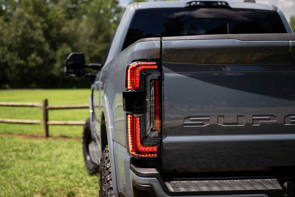 Morimoto - XB LED Tail Lights: 2023+ Ford Super Duty (Smoked Lens / Set) - LF352
