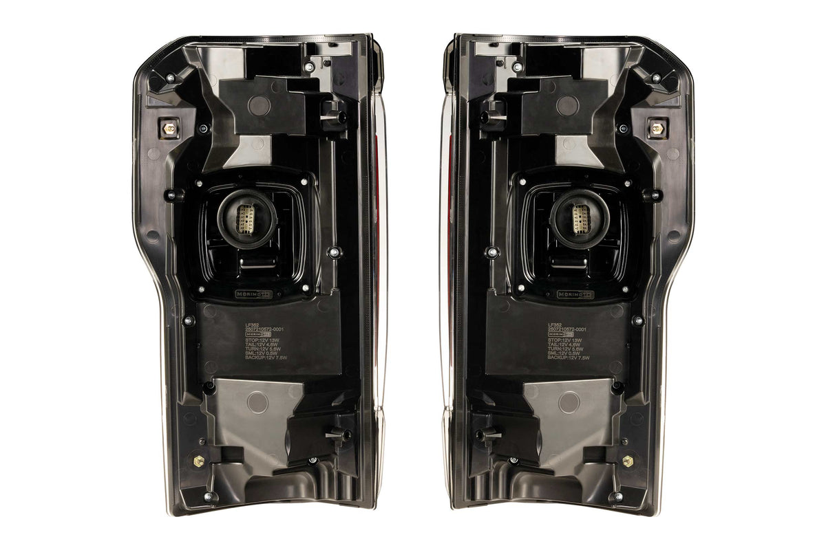 Morimoto - XB LED Tail Lights: 2023+ Ford Super Duty (Smoked Lens / Set) - LF352