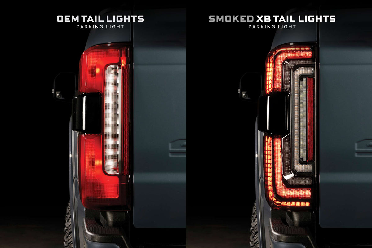 Morimoto - XB LED Tail Lights: 2023+ Ford Super Duty (Smoked Lens / Set) - LF352
