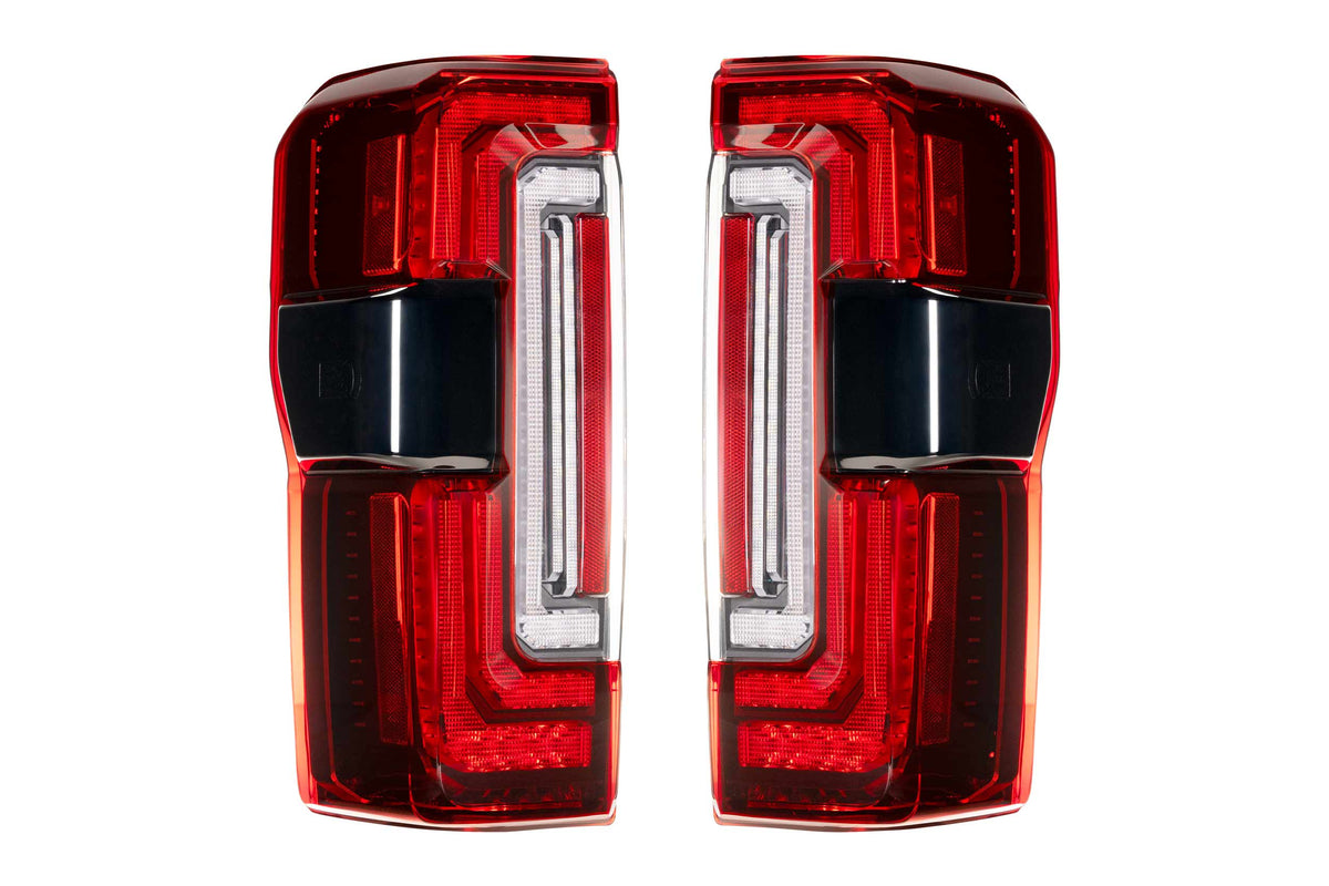 Morimoto - XB LED Tail Lights: 2023+ Ford Super Duty (Red Lens / Set) - LF353