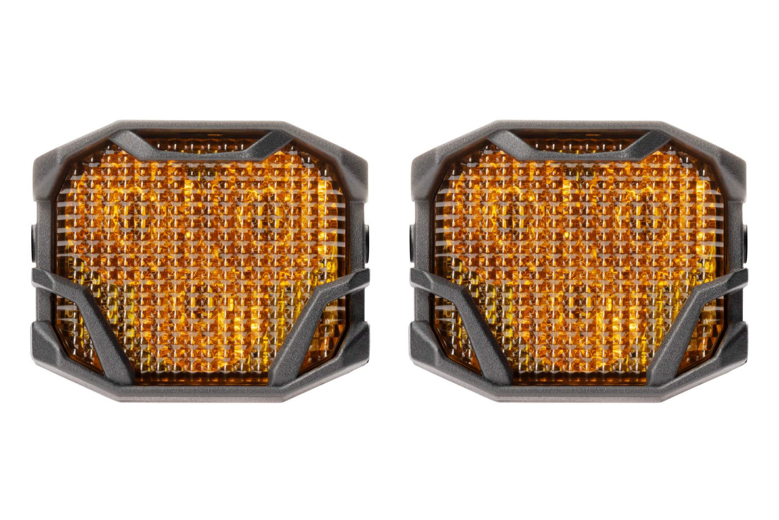 Morimoto - 4Banger 2.0 NCS LED Pods (Flood / Yellow)(Set) - BAF139.2