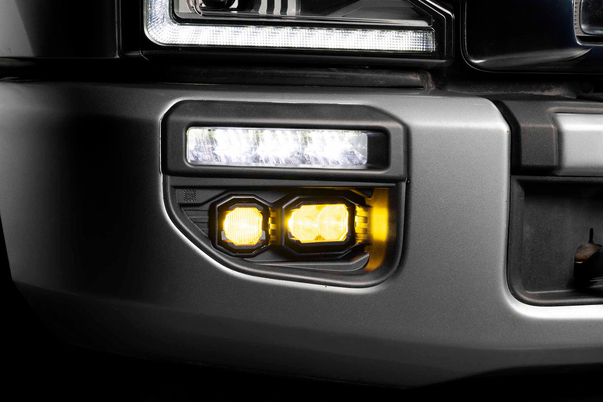 Morimoto - Banger Fog Brackets: 20-22 Super Duty OE LED (Set) - BAF256