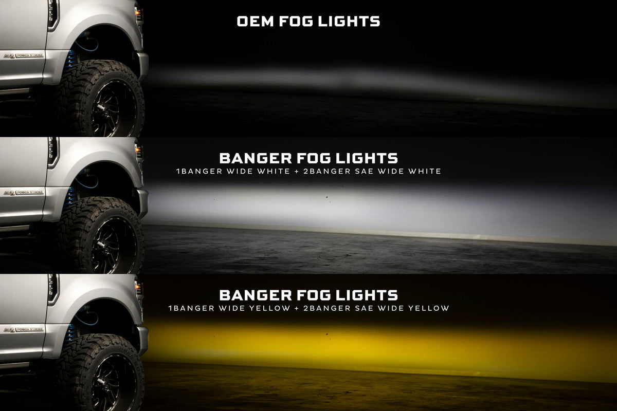 Morimoto - Banger Fog Brackets: 20-22 Super Duty OE LED (Set) - BAF256