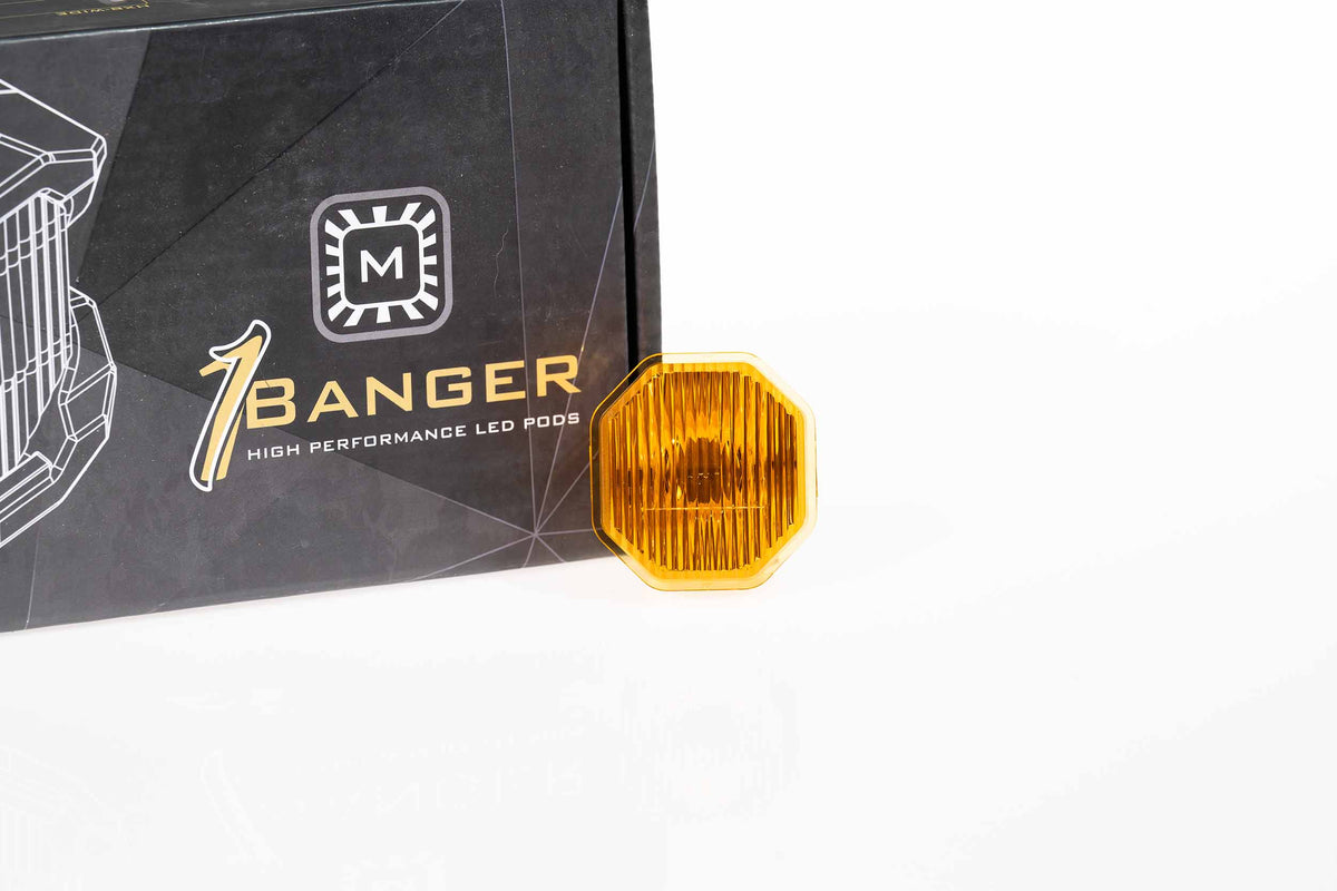 Morimoto - Lens Only: 1Banger (Yellow / Wide) - BAF214