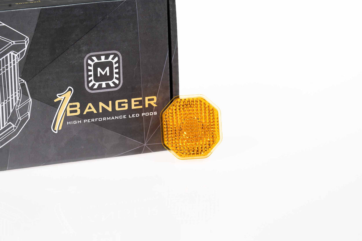 Morimoto - Lens Only: 1Banger (Yellow / Flood) - BAF215