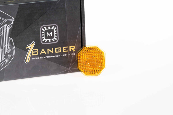 Morimoto - Lens Only: 1Banger (Yellow / Flood) - BAF215