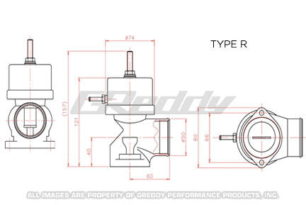 GReddy - GReddy Type-R Blow-Off Valve - 11501661