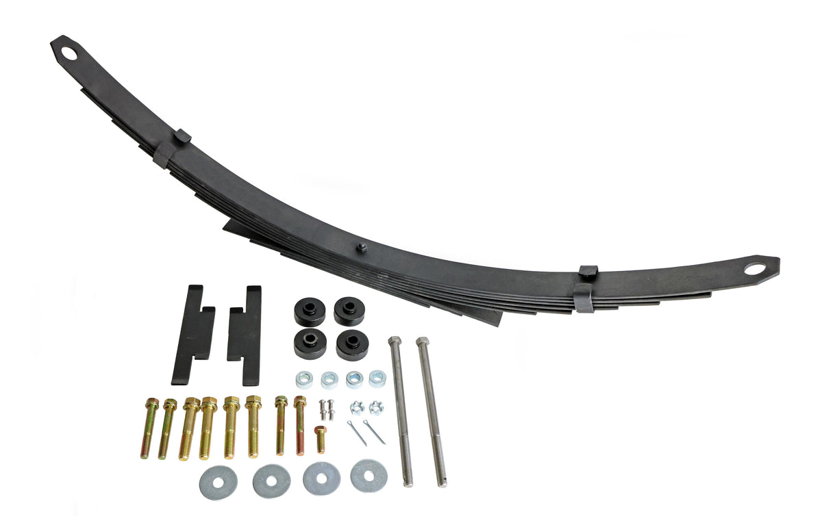 Ridetech 63-82 Chevrolet Corvette Rear Steel Leaf Spring Kit (w/ Shims/Lowering End Links/Hardware) - for 1963-1982 Chevrolet Corvette - detail view