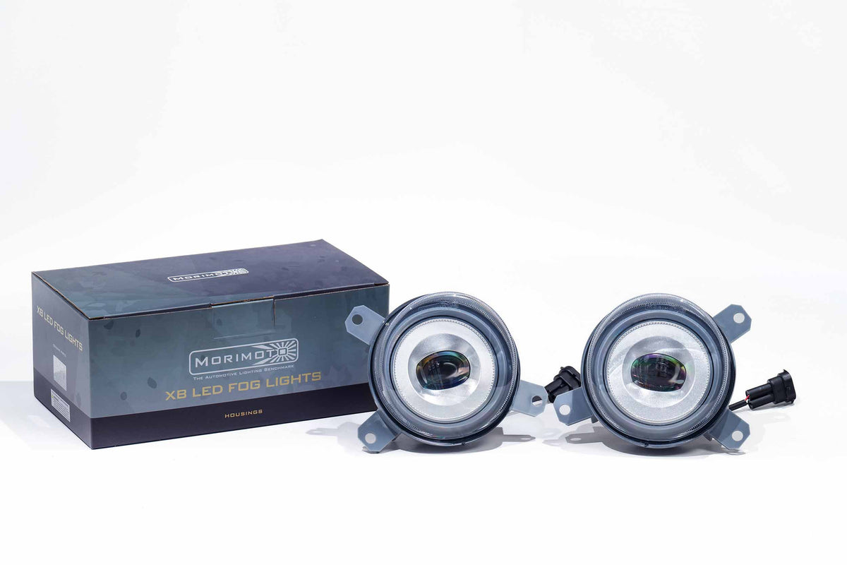 Morimoto - XB LED Fogs: Type Ferrari 355 (Pair / Chrome) - LF345