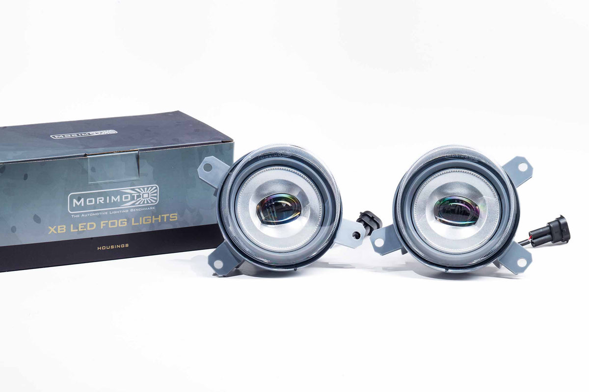 Morimoto - XB LED Fogs: Type Ferrari 355 (Pair / Chrome) - LF345