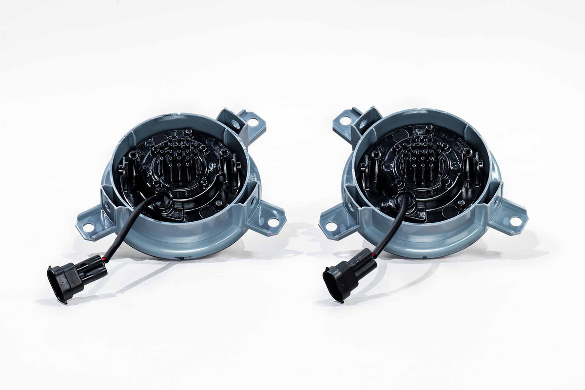 Morimoto - XB LED Fogs: Type Ferrari 355 (Pair / Chrome) - LF345