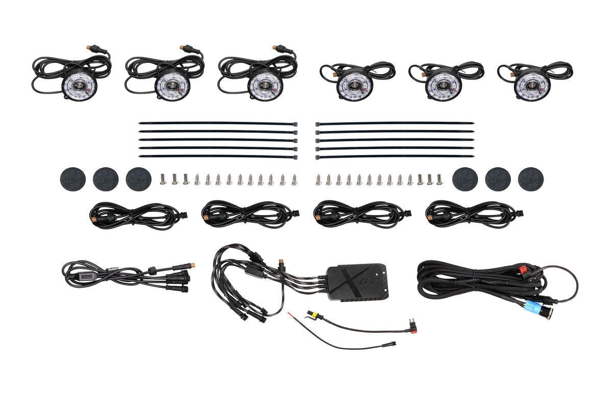 Morimoto - Rock Light Kit: RGB LED / 6 Pack - XRL25
