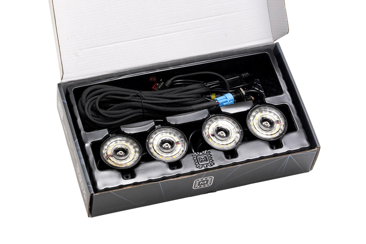 Morimoto - Rock Light Kit: White LED / 4 Pack - XRL05