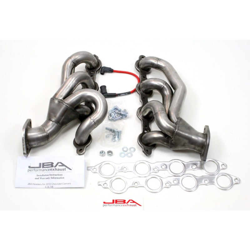 JBA 10-15 Chevrolet Camaro 6.2L LS 1-3/4in Primary Raw 409SS Cat4Ward Header - 1812S