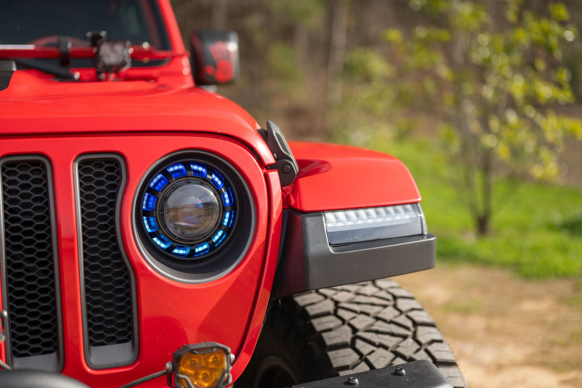 Morimoto - Super7 RGBW Halo System: Jeep JL/JT (18-24) - LF479