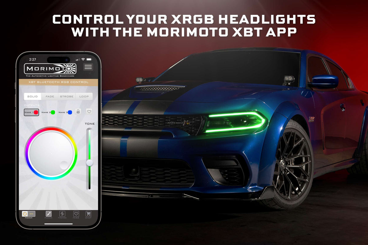 Morimoto - XRGB LED Headlights: 15-23 Dodge Charger (Set) - LF494