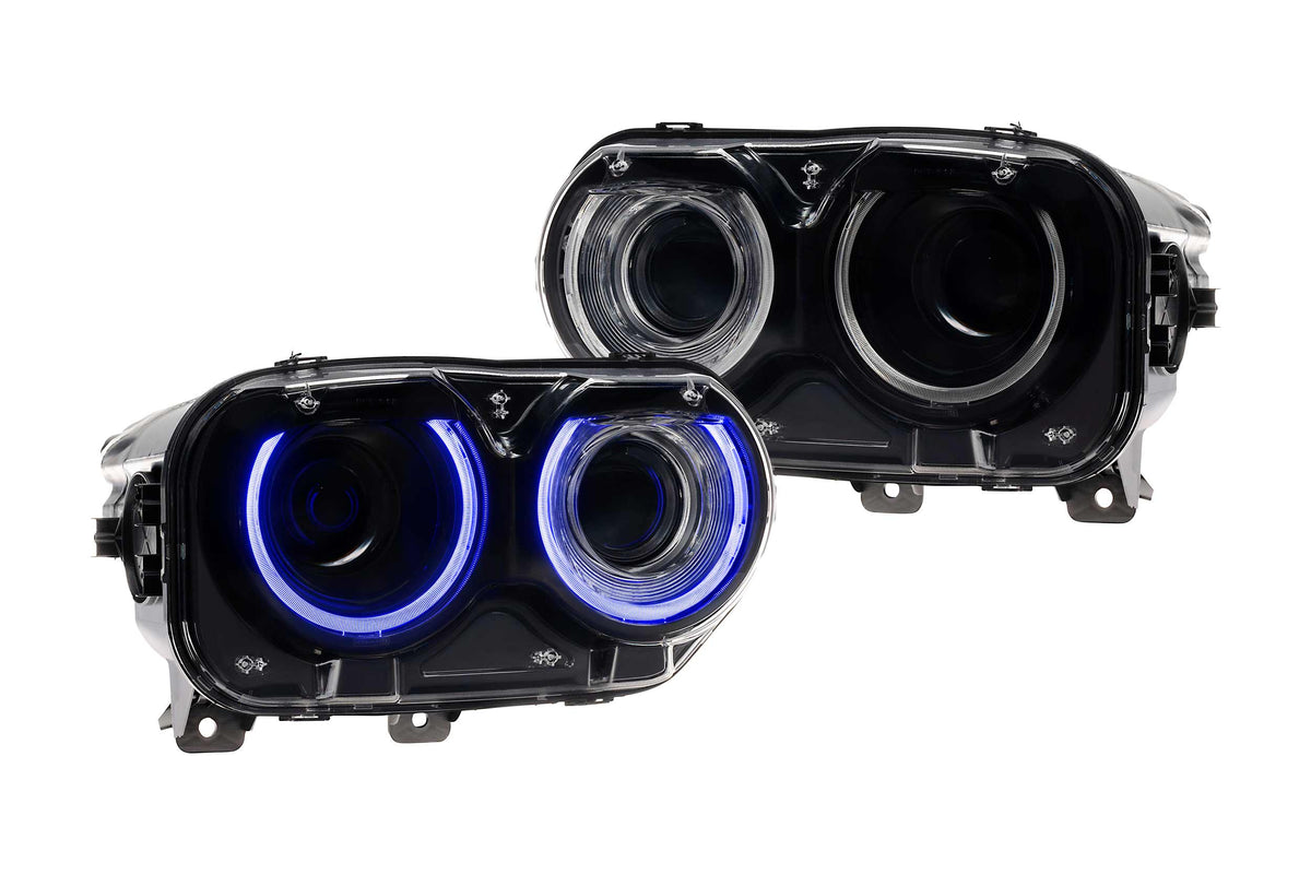 Morimoto - XRGB LED Headlights: Dodge Challenger (15-23 / RGB / Set) - LF495