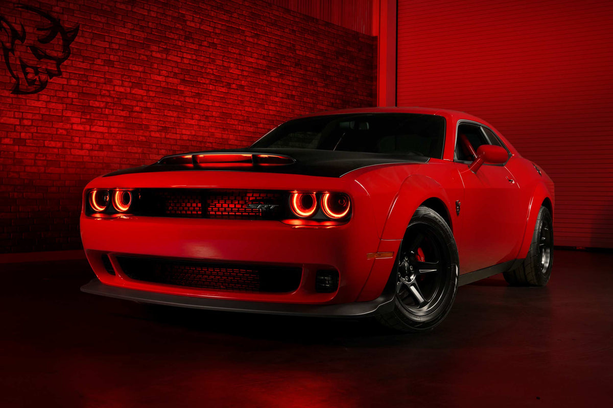 Morimoto - XRGB LED Headlights: Dodge Challenger (15-23 / RGB / Set) - LF495