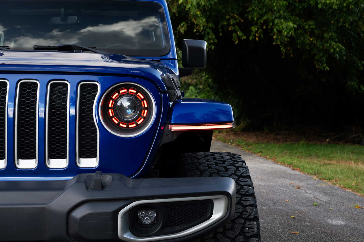 Morimoto - XRGB Standard Jeep JL / JT Fender Flare Chop Kit (Set) - LF480
