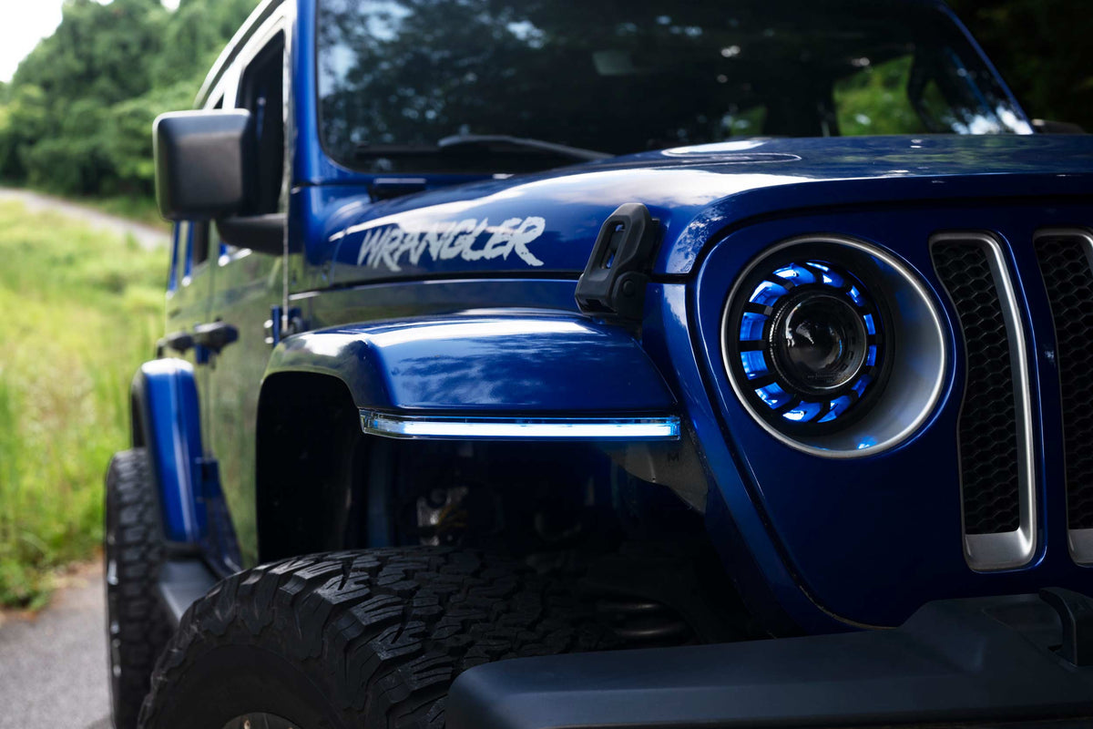 Morimoto - XRGB Standard Jeep JL / JT Fender Flare Chop Kit (Set) - LF480