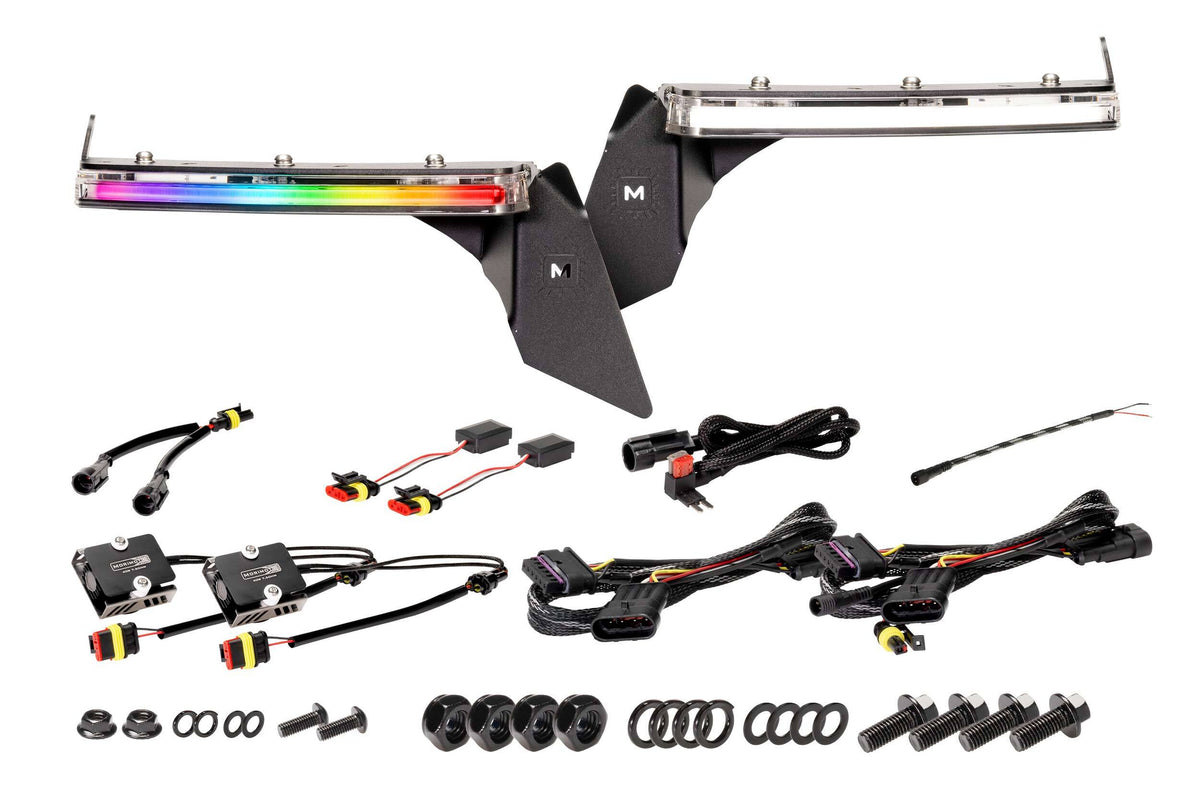 Morimoto - XRGB High Line Jeep JL / JT Fender Flare Chop Kit (Set) - LF481