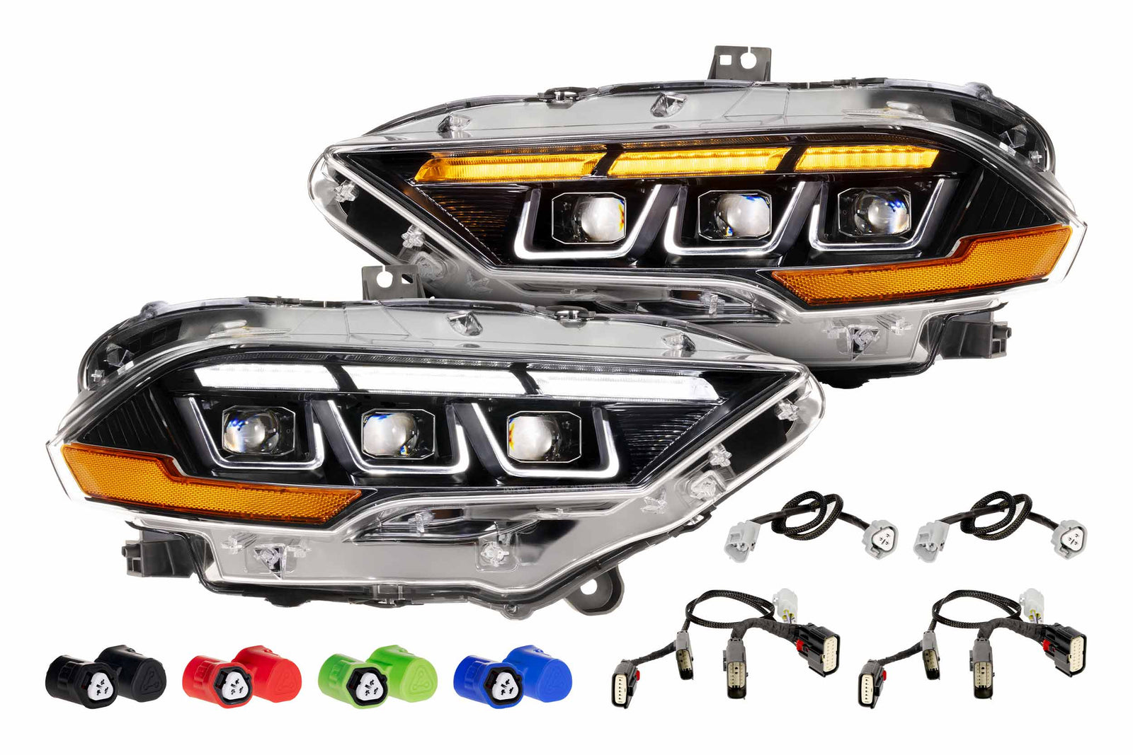 Morimoto - XB LED Headlights: 18-23 Ford Mustang (Gen II / Set) - LF2-414