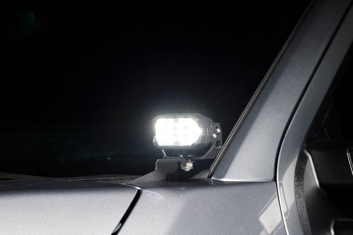 Morimoto - Ditch Light Brackets: Ford Super Duty (2023+) - BAF141