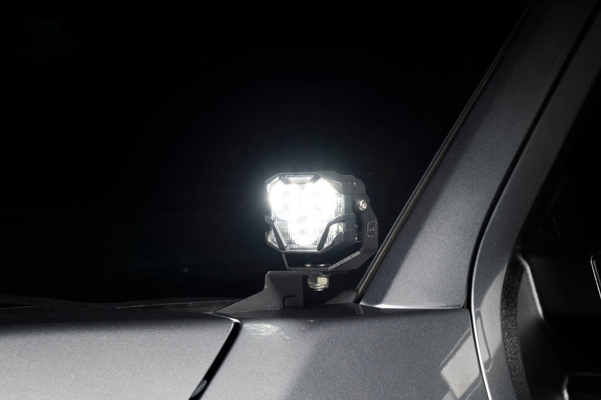 Morimoto - Ditch Light Brackets: Ford Super Duty (2023+) - BAF141