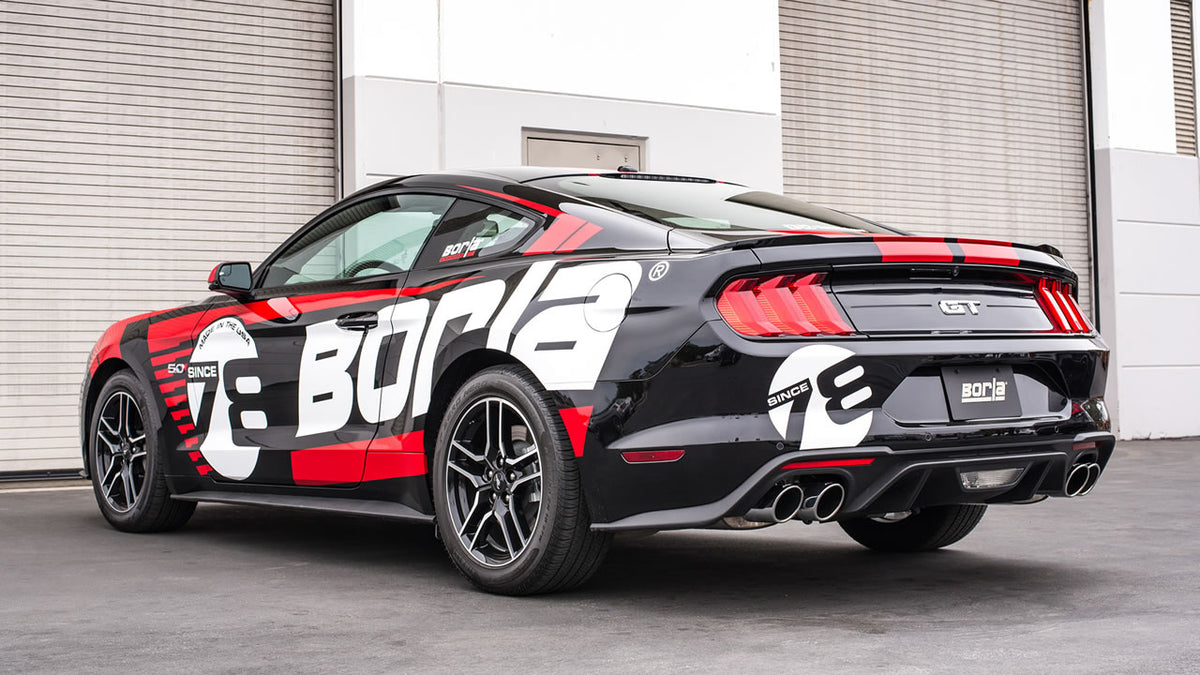 Borla 18-23 Ford Mustang GT 5.0L AT/MT 2.5in S-Type Exhaust w/o Valves (Rear Section Only)