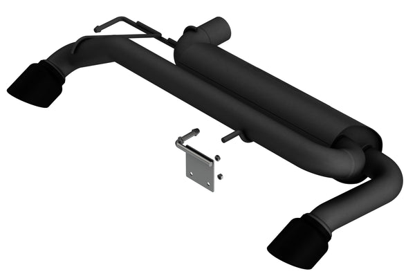 Borla 21-25 Ford Bronco 2.3L 4WD Touring Axle Back Exhaust w/ Black Coated Tips